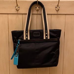 Vintage Coach Nylon Hobo Bag